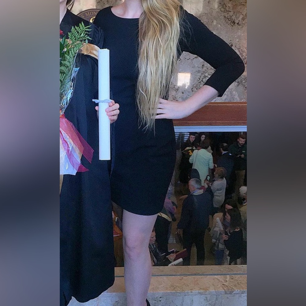 Babaton/ Aritzia Classic Black Dress